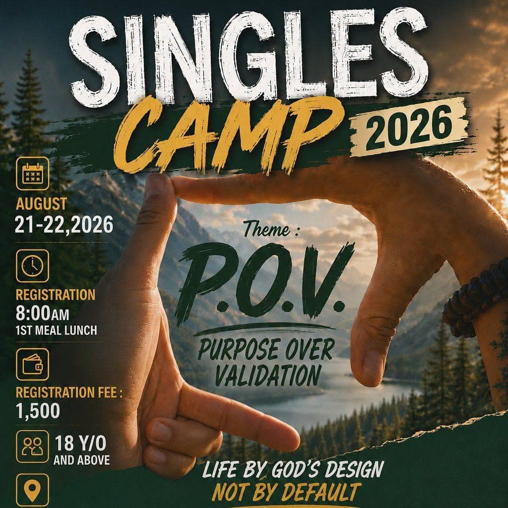 Singles Camp 2026 poster